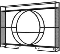 Portabicchieri e portabottiglie da bar, organizer da parete per armadietti salvaspazio per liquori e decorazione per la casa e il bar
