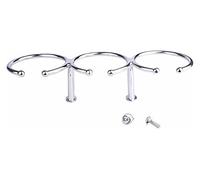 Portabicchieri in acciaio inossidabile, portabicchieri for auto Marine RV Portabevande for yacht Portabicchieri multiuso for esterni, hardware marino,Resistente alla corrosione(Three rings)