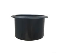 Portabicchieri in plastica nera, per auto, barca, camper, divano componibile, divano reclinabile e tavolo da poker, robusto portabevande con design per una facile installazione, per tazze standard