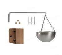 Portabicchieri per aromaterapia con braccio oscillante e coperture in legno di cedro per una diffusione efficiente e pratica dell'aroma