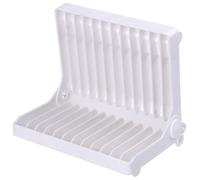 Portabicchieri per asciugatura piatto di plastica scaricata (bianca) piastra