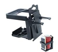 Portabicchieri per auto, organizer portatile per schienale del sedile - supporto per telefono e bicchiere in griglia d'aria, per viaggi in famiglia e viaggi