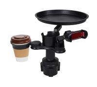 Portabicchieri per auto - Tavolo telescopico con espansore regolabile | Supporta smartphone, bottiglie, cibo, chiavi, ideale per uso sul sedile posteriore, pendolarismo quotidiano, snack, viaggi