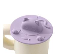 Portabicchieri per bustine di tè, coperchio antipolvere per tazze - Coperchi per tazze calde in silicone, per adulti bevitori Bustine di tè Latte Caffè Desktop da ufficio Viaggi Studio a casa