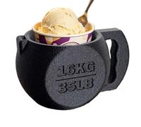 Portabicchieri per gelato, riutilizzabile, a forma di kettlebell