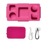 Portabicchieri per la parte della borsa da spiaggia, accessorio per borsa da spiaggia, vassoio per bevande e snack, organizer con vestibilità sicura e supporto per cellulare per avventure in famiglia