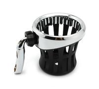 Portabicchieri Per Manubrio Moto Con Cestello In Rete Supporto Per Trespolo Freno Per Cestello Per Bevande In Alluminio(Chrome)