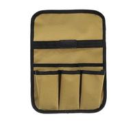 Portabicchieri per sedia, organizer a doppio strato, borsa portaoggetti per bracciolo, accessorio laterale leggero e portatile, multiuso, per campeggio, spiaggia, campeggio e