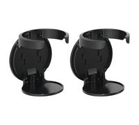 Portabicchieri Pieghevole da Parete, 2 Pezzi Supporto a Parete per Bevande per Spazi Compatti, Portabottiglie con Adesivo, Senza Foratura, per Bevande e Caffè con Diametro Massimo di 8,3 cm