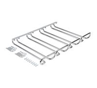 Emuca 4 Line Glasses Support Argento