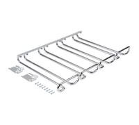 Portabicchieri Sottopensile 28 cm Porta Calici Coppe in Acciaio Emuca Cromato