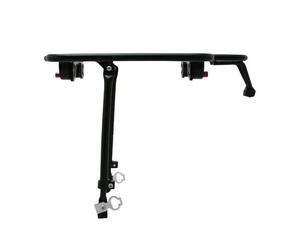 Portabici anteriore con pedana laterale pieghevole P2R 10 kgs Nero