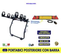 Portabici auto posteriore Honda CRV 2012>2016 5p biciclette bici universale kit
