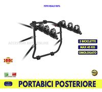 Portabici auto posteriore Seat Alhambra 2010>2015 biciclette bici kit universale
