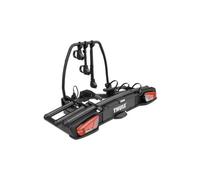 Portabici da gancio di traino thule velospace 3 9033100 3 biciclette compatibile con biciclette elettriche nero