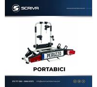 PORTABICI DA GANCIO TRAINO PERUZZO ZEPHYR 3 BICI PER E-BIKE PORTATA 60 KG