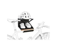 Portabici da Muro con Portaoggetti Bike Kit Box in Acciaio per Garage e Casa