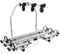 Portabici da timone berger premium 3 xl per 3 biciclette e per e-bike argento