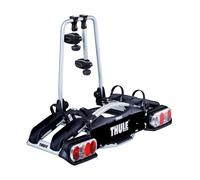 PORTABICI EUROWAY G2 920 DA GANCIO TRAINO ARGENTO PER 2 BICICLETTE, COMPATTO E L