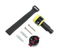 Portabici in alluminio per bicicletta, tiene comodamente la tua bici da strada dall'estremità del manubrio (giallo)