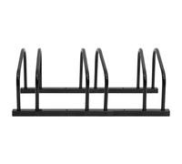 Portabici per 3 Biciclette Acciaio Nero