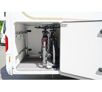 Portabici per gavone del camper weih-tec slide move hg-250 per 2 biciclette