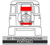 PORTABICI + PORTASCI/SNOWBOARD ALLUMINIO GRINGO SKI RUOTA DI SCORTA FUORISTRADA