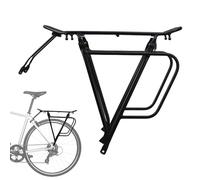 Portabici posteriore in lega di alluminio resistente per accessori per bicicletta, portapacchi per viaggi e viaggi