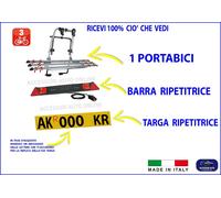 Portabici Posteriore porta bici 3 kit Replica Targa per SEAT Exeo da 2008>2013