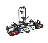 Portabici su gancio traino piattaforma Eufab Premium 2 Plus pieghevole per bici