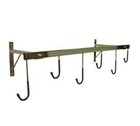 Portabiciclette a muro per 6 biciclette, con ruote Selection P2R Bronze