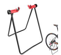Portabiciclette a triangolo, supporto per portabiciclette da - Cavalletto bicicletta portatile a forma di U,Strumento per la manutenzione delle biciclette con rastrelliera per parcheggio ver