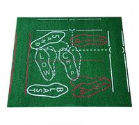 Portabile giochi da golf indoor / esterno, Foldable Golf Hitting Mat Indoor Outdoor Portable PP Turf 5mm Foam No Installation Required