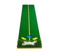 Portabile giochi da golf indoor / esterno, Golf Practice Mat Hitting Putting Outdoor Office Garden Green 48x300cm With 6 Golf Balls