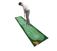 Portabile giochi da golf indoor / esterno, Golf Putting Practice Mat Green 50x300cm Indoor Outdoor Home Office Backyard