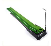 Portabile giochi da golf indoor / esterno, Indoor/Outdoor Golf Putting Green With Putter & Ball Return System 30x(250-300)cm(A,30x250cm(12x98inch))