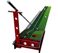 Portabile giochi da golf indoor / esterno, Portable Wood Golf Putting Green Practice Mat Training Equipment Multicolor 3-3.5m(3.5m)