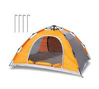 Portable 2-3 Person Camping Pop Up Beach Tent Windproof Waterproof Anti-UV Ventilated Shelters for Family Picnic, Garden,Fishing