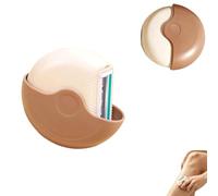 Portable 3-Layer Hair Shaver with Rotating Cover,3-Layer Triple Blade Shaver with Moisture Strip, Irritation-Free Shave,Wet & Dry Compact Razor,for Legs Arms Underarms and Face