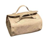 Portable 4-in-1 Makeup Bag - Roll Up Cosmetic Organizer for Women | Waterproof and Lightweight Travel Pouch, Spacious Makeup Bag with Detachable Partition, Your Cosmetic and Toiletry N, Marrone Tan