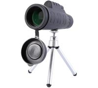 Portable 50x60 High Power Monocular Telescope with HD Lens, Dual Zoom, Waterproof & Fogproof, Phone Clip for Outdoor Use