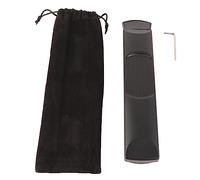 Portable 6 String 6 Testa Pocket Pocket Compact Lightweight Mogany Tistboard per allenamento per principianti Viaggi Black 17,5 pollici