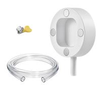 Portable AC Drain Hose - Clear Pipe Replacement with Clamp