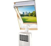 Portable AC Vent Kit, Mobile Air Conditioner Duct Accessories, Adjustable Quick Installation, Air Conditioning Kit with Flexible Design, Window Vent with Practical Use for Bedroom Living Room Study