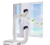 Portable AC Window Cover - Casement Window AC Cover Insulation Vent Fabric