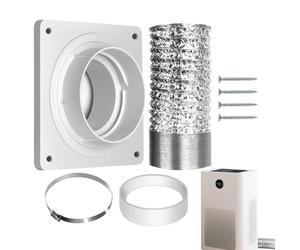 Portable Ac Window Kit - ABS, Aluminum | Portable Ac Vent Wall Mount Connector | Seal Ring Connector Heat-Resistant Panel - For Ventilation Home Bedroom Basement Summer Dorm Room