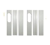 portable ac window vent kit， A61I 6 pezzi Kit piastra for finestra portatile regolabile for accessori for condizionatori d'aria Attacco for finestra for condizionatori d'aria - 55 cm,for Horizontal&V