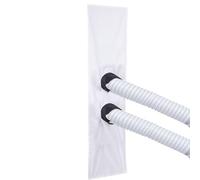 Portable AC Window Vent Kit - Adjustable Polyester Soft Seal Cloth Exhaust