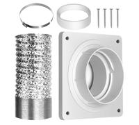 Portable Ac Window Vent Kit - Air Conditioning Window Seal Kit, Static Structural Atmospheric-Seal-, Anatomical Ventilation-Interface | Adapter Adjustable Length Connector for Home