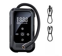 Portable Air Compressor 140PSI Digital Display Auto Shutoff | Digital LCD screen, auto shutoff at preset PSI, 140PSI max pressure, real- monitoring, safe inflation